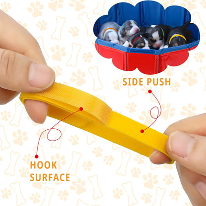 Arrowbash newborn kitten and puppy birthing kit packed inside its convenient blue storage bag.