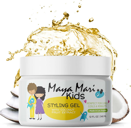 Maya Mari Kids Hair Styling Gel 12 Fluid Ounces front view