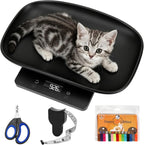 Digital Pet Scale, Puppy Scale for Weighing, Puppy Whelping Scale, Newborn Pet Weighing, Accurate Small Animal Scales for Kitten Hedgehog, Multi-Function LCD Scale,Max 33lb, 11.4 inch - Image 10