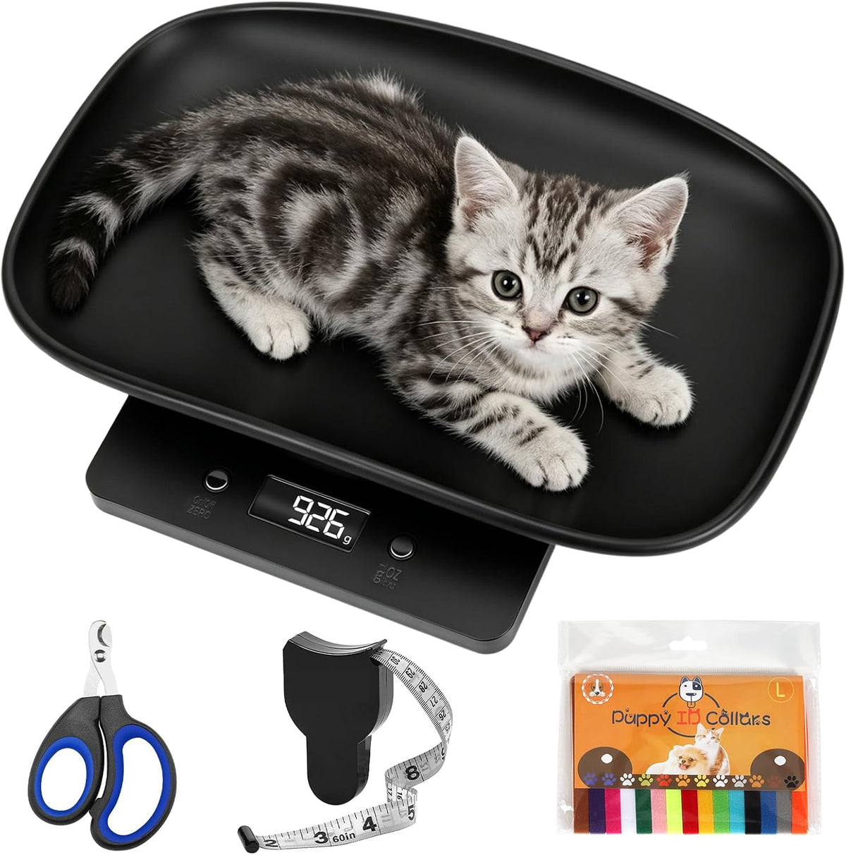 Digital Pet Scale, Puppy Scale for Weighing, Puppy Whelping Scale, Newborn Pet Weighing, Accurate Small Animal Scales for Kitten Hedgehog, Multi-Function LCD Scale,Max 33lb, 11.4 inch - Image 10
