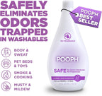 Fragrance free pet urine remover spray bottle highlighting non toxic ingredients for safe home care.