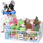 Kaiferty Indestructible Dog Toy basket, Medium Toy Box for Dogs,Pet Toy Bin Dog Metal Basket for Toys, Toy Storage Organizer, Toy Box for Living Room Area (Black) - Image 14