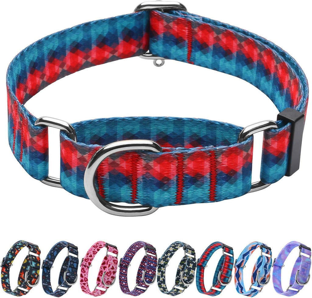 No buckle adjustable martingale collar by Hikiko for large breeds