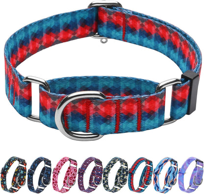No buckle adjustable martingale collar by Hikiko for large breeds