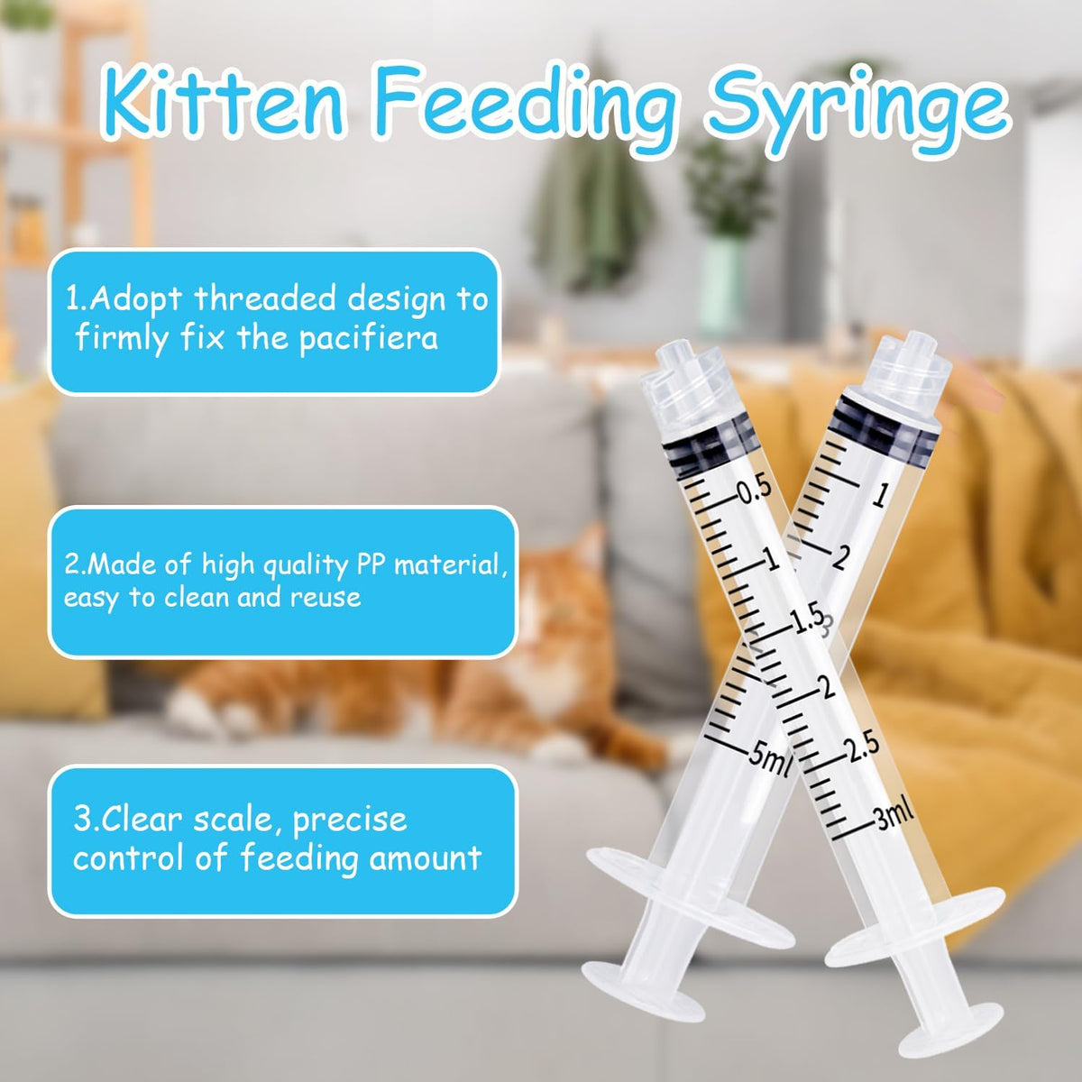 Side angle of the 60ml graduated scale on the pet bottle for precise liquid measurement.