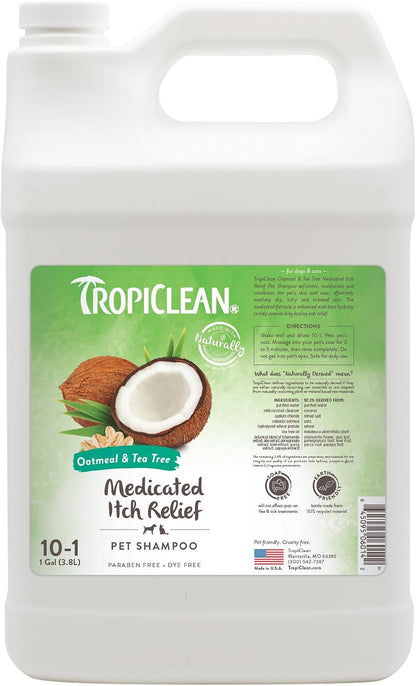 TropiClean 2-in-1 Dog Shampoo and Conditioner, Professional Dog Shampoo, Moisturizing Detangler, Puppy Safe, Made in USA, Papaya Scent, 1 Gallon - Image 11