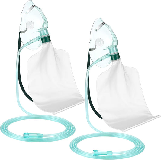 Geiserailie XL Non Rebreather Oxygen Mask front view medical grade respiratory equipment