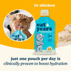 Cat Years hydration supplement ingredients label