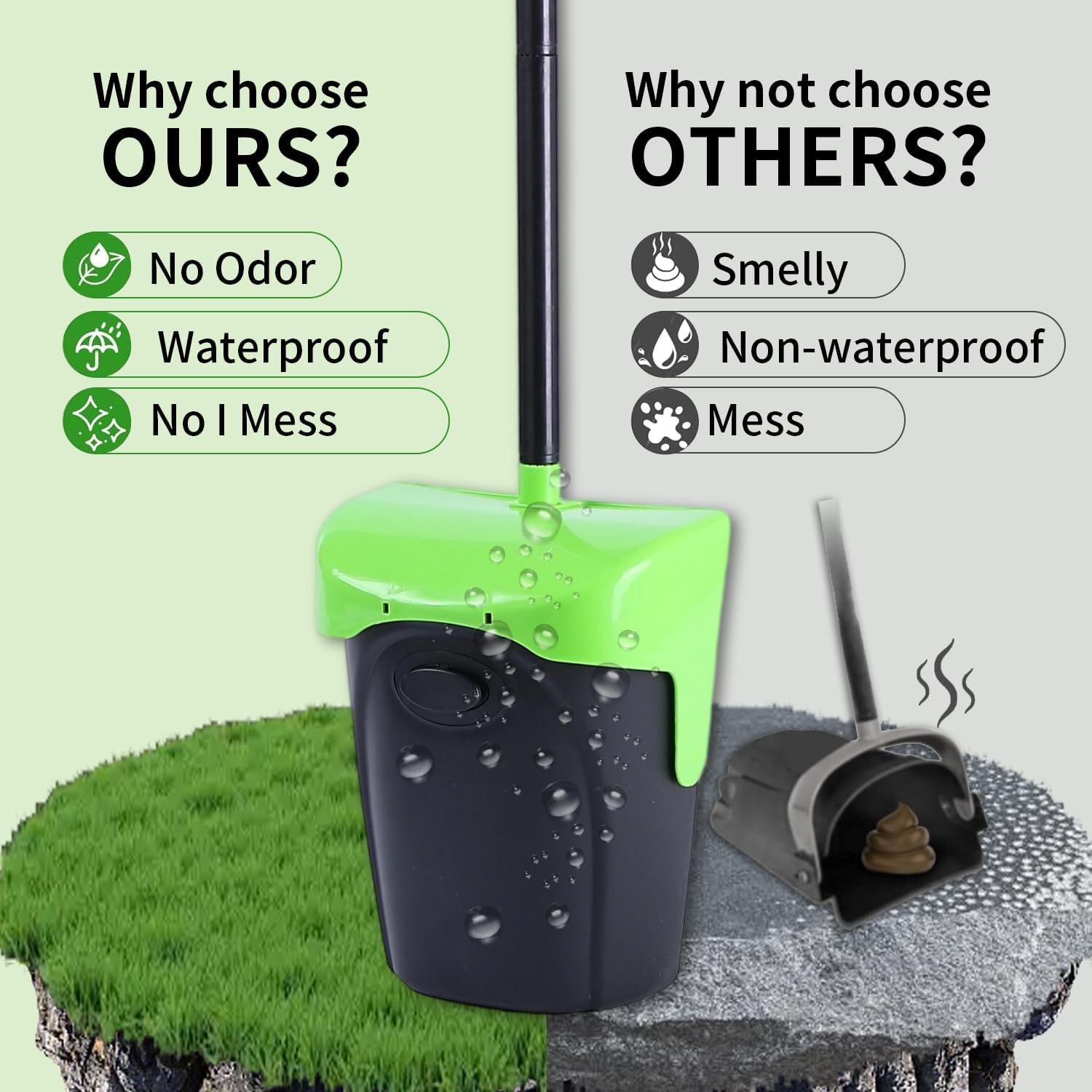 Ienjoyed heavy duty outdoor pooper scooper kit packaged for authentic pet care supply