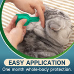 VICSOM cat flea and tick prevention six tubes display for monthly shield