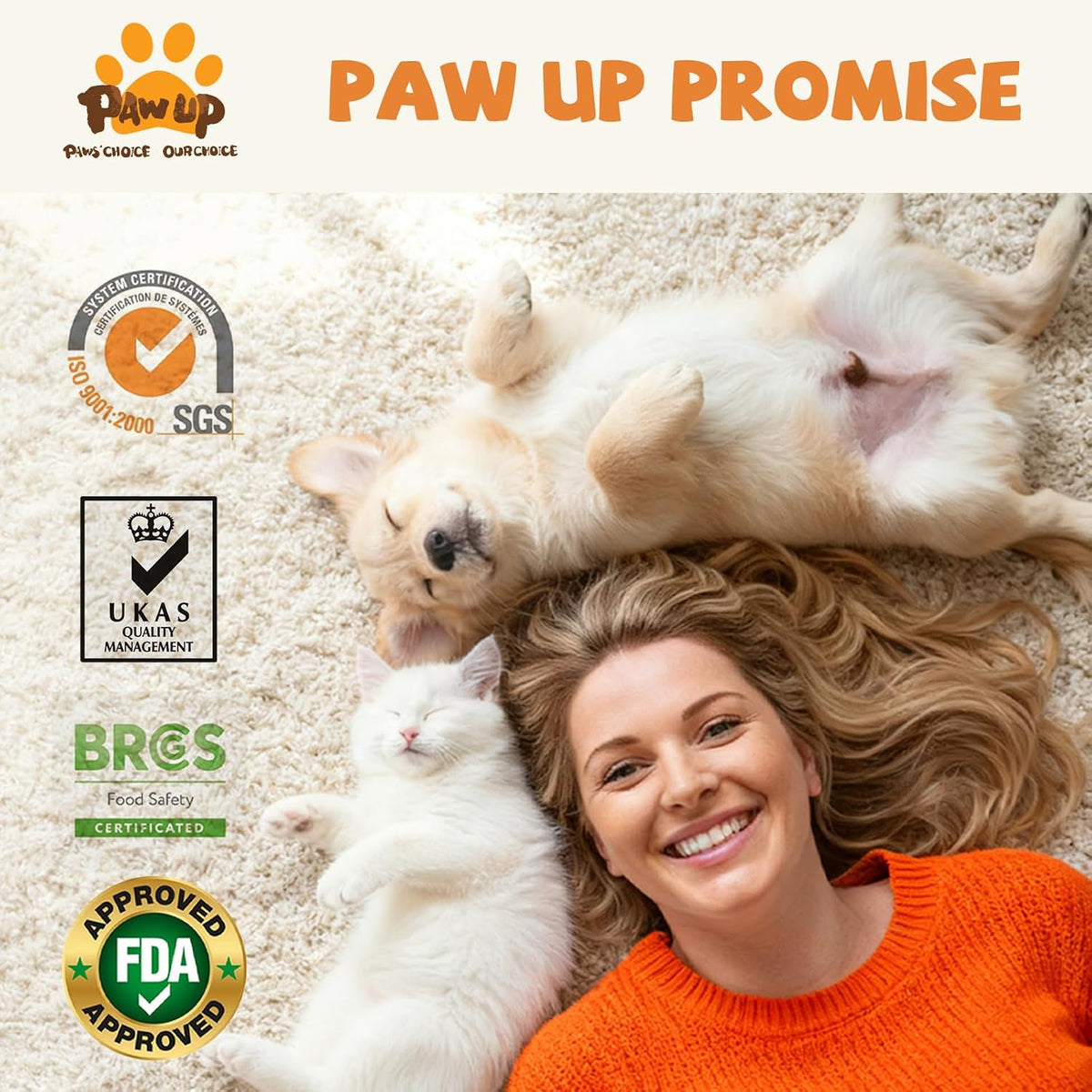 PAWUP Freeze Dried Pumpkin Treats for Dogs & Cats - Single Ingredient High Fiber Dog Food Topper for Digestion & Gut Health, Natural Pet Snacks for Sensitive Stomachs, 1.58 oz - Image 7