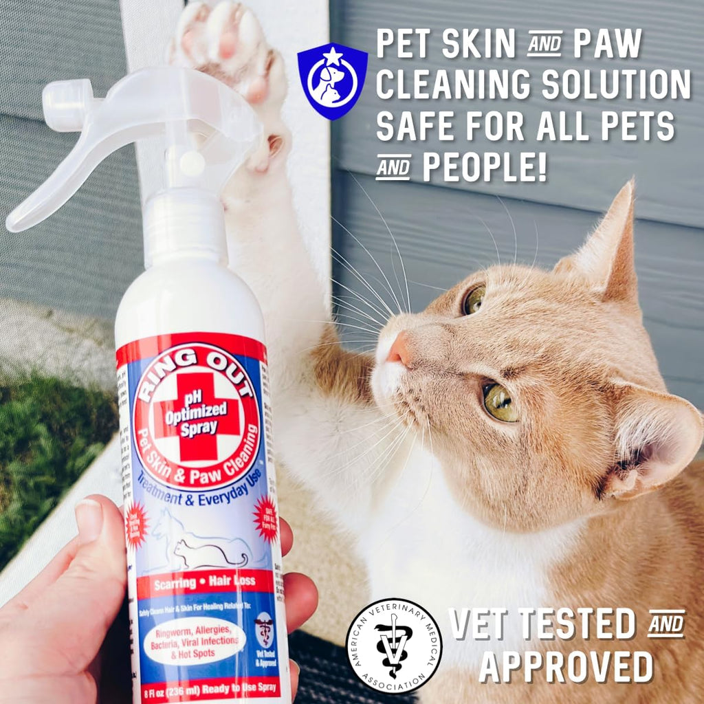 Flextran animal care spray for healing pet skin irritation and scabs.