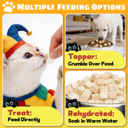 High protein raw chicken breast food topper for picky cats and dogs.