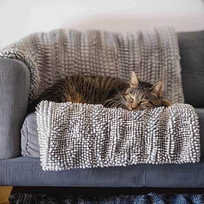 Durable Muddy Mat furniture cover protecting bed from pet hair