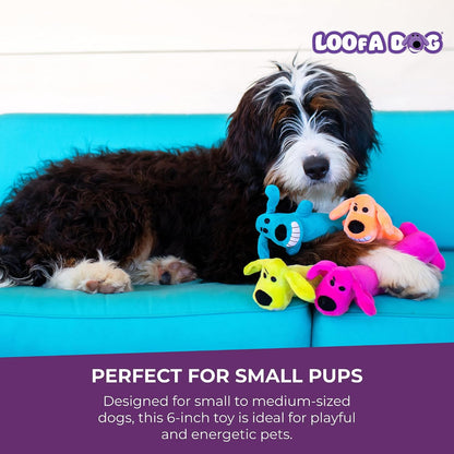 Premium polyester fiber dog plush toy for light chewers