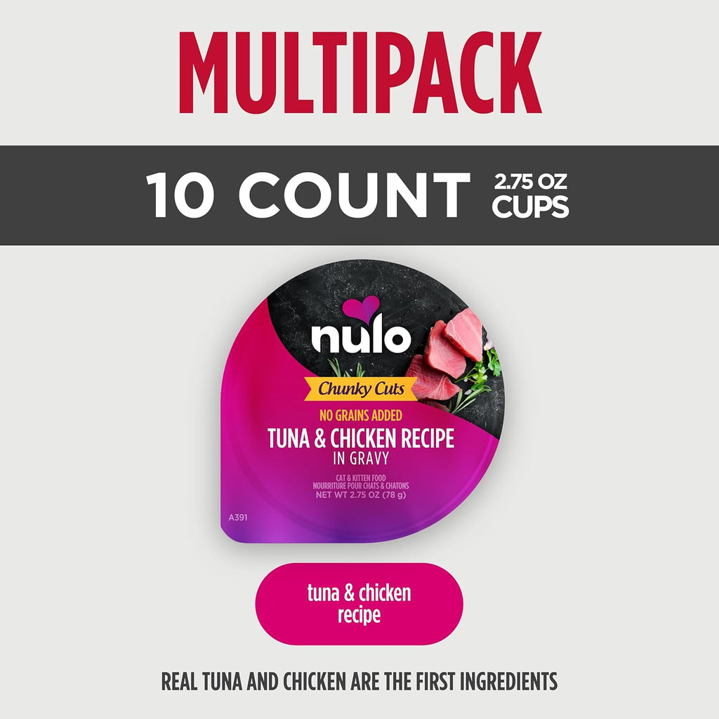 Nulo premium wet cat food cup set for kittens and cats