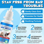 Close up of 1% hydrocortisone pet ear treatment packaging