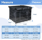 Peipaws pet kennel privacy cover side panel with innovative water bottle nozzle