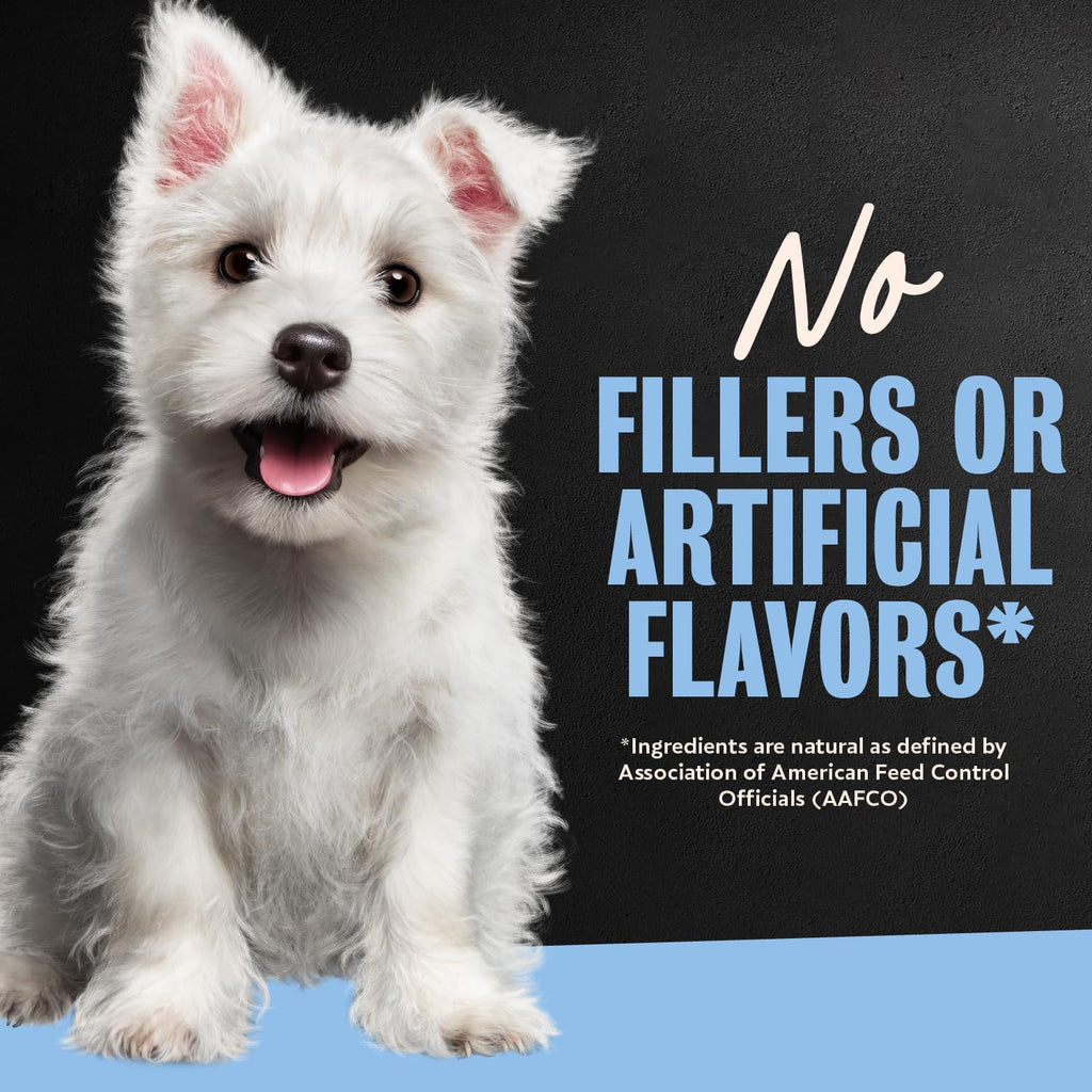 Nutrient rich wet food variety pack for growing puppies