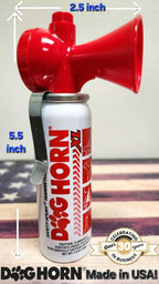 DogHorn XL Air Horn for Dogs. Stop Aggressive Dogs, Scare Coyotes, Bear, & Other Wild Animals! Effective Training Tool & Outdoor Safety Alarm for Hiking, Biking, Camping, Boating, & More! (Pack of 1) - Image 9