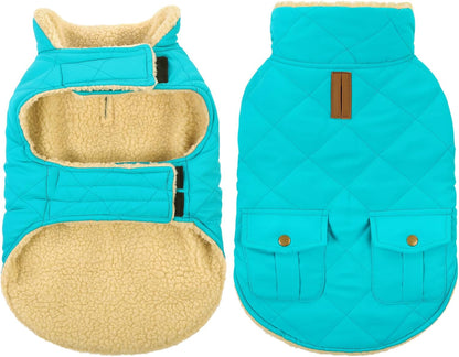 Queenmore Warm Coat for Cold Weather, Quilting Winter Jacket With Ultra Thick Plush Lining and Storage Pockets (Green, Medium) - Image 13