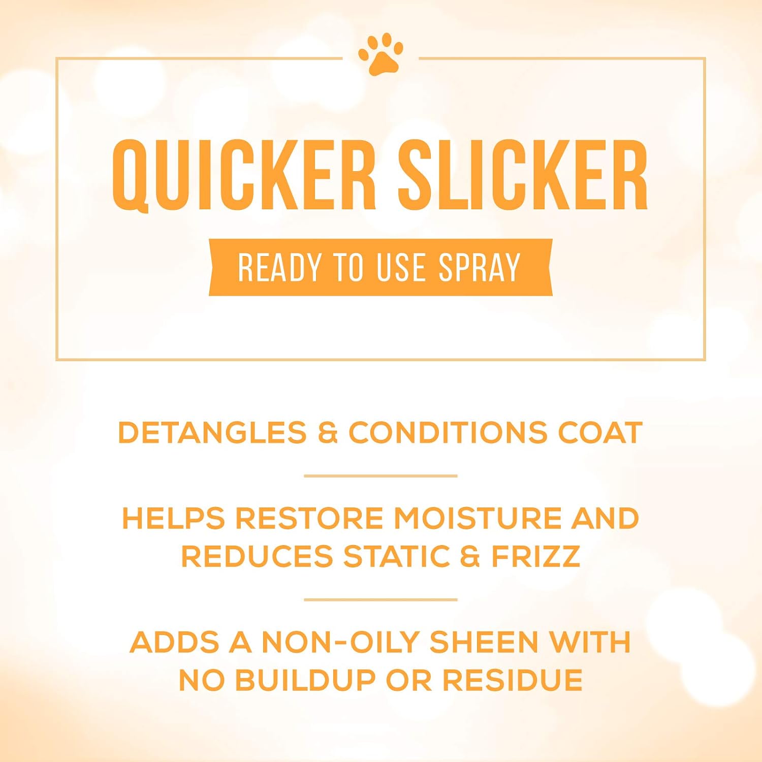 Premium USA imported professional pet grooming conditioning spray for dogs and cats