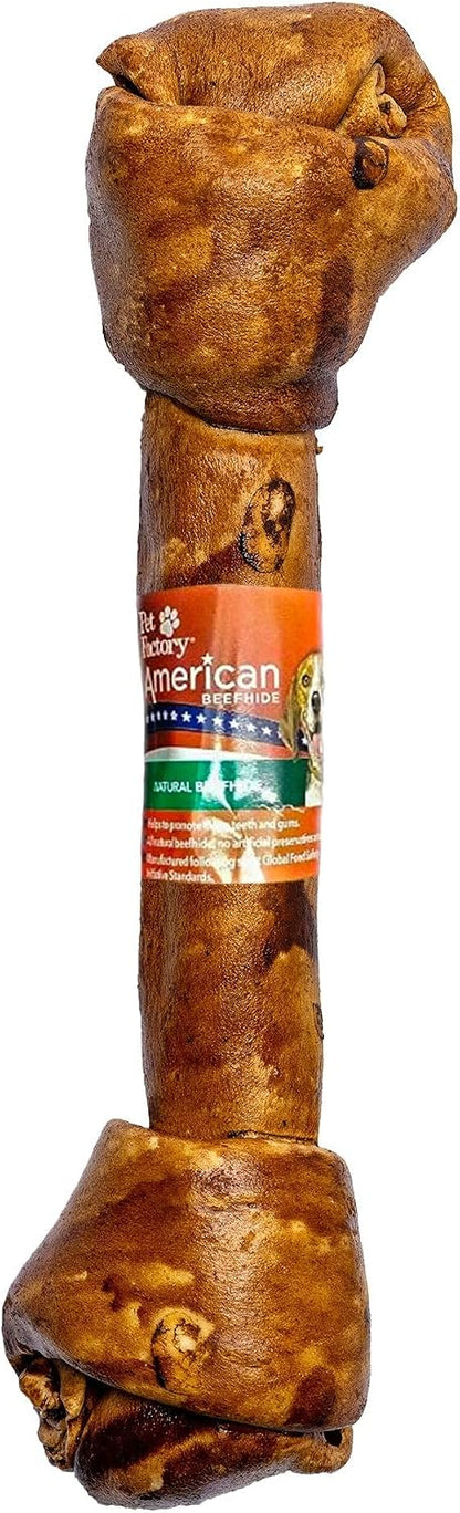 Pet Factory imported dog treat packaged securely for freshness.