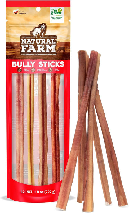 Natural Farm Odor-Free Bully Sticks (4-8", 16oz) ALL-NATURAL Long-Lasting Chews, 100% Beef Pizzle, Grass-Fed, Grain-Free, Hormone-Free, Protein for Muscle Development & Energy, Perfect For Medium Dogs - Image 10