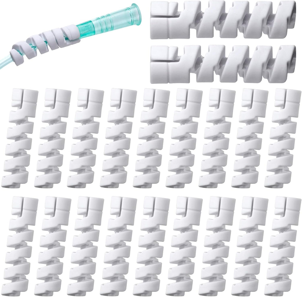 Lekgavd oxygen tube support crimp straightener front view for nasal cannula