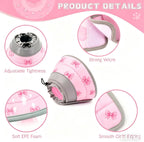 Kitten eating comfortably while wearing flexible fabric e collar alternative