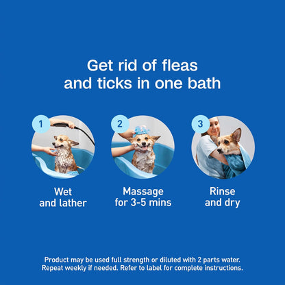 ADAMS Plus Botanicals Flea & Tick Shampoo with Precor for Dogs, Cats, Puppies & Kittens, Flea Shampoo to Treat Infestations, Kills Eggs & Lice, Cleans and Conditions Coat, Plant-Based, 16 Ounces - Image 9