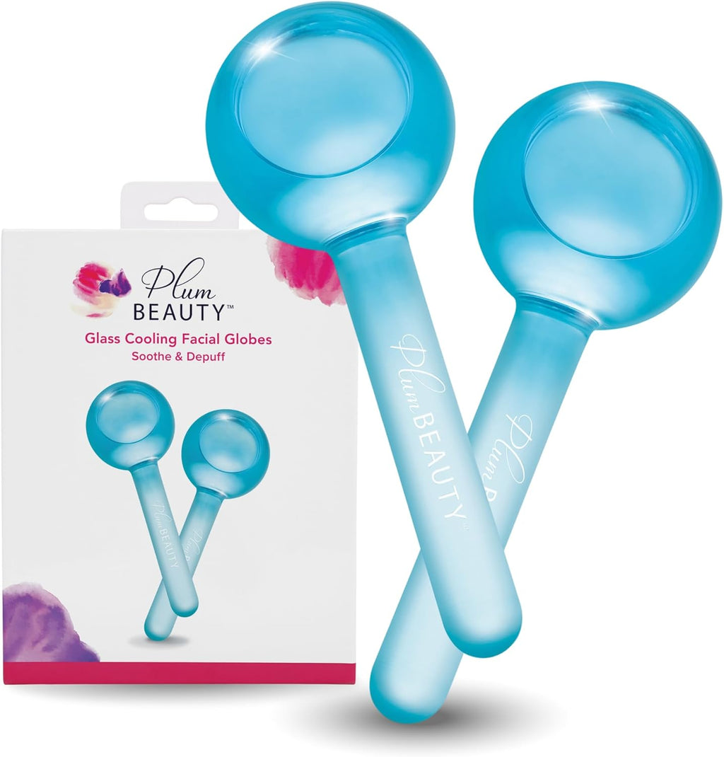 Plum Beauty facial cooling globes front view
