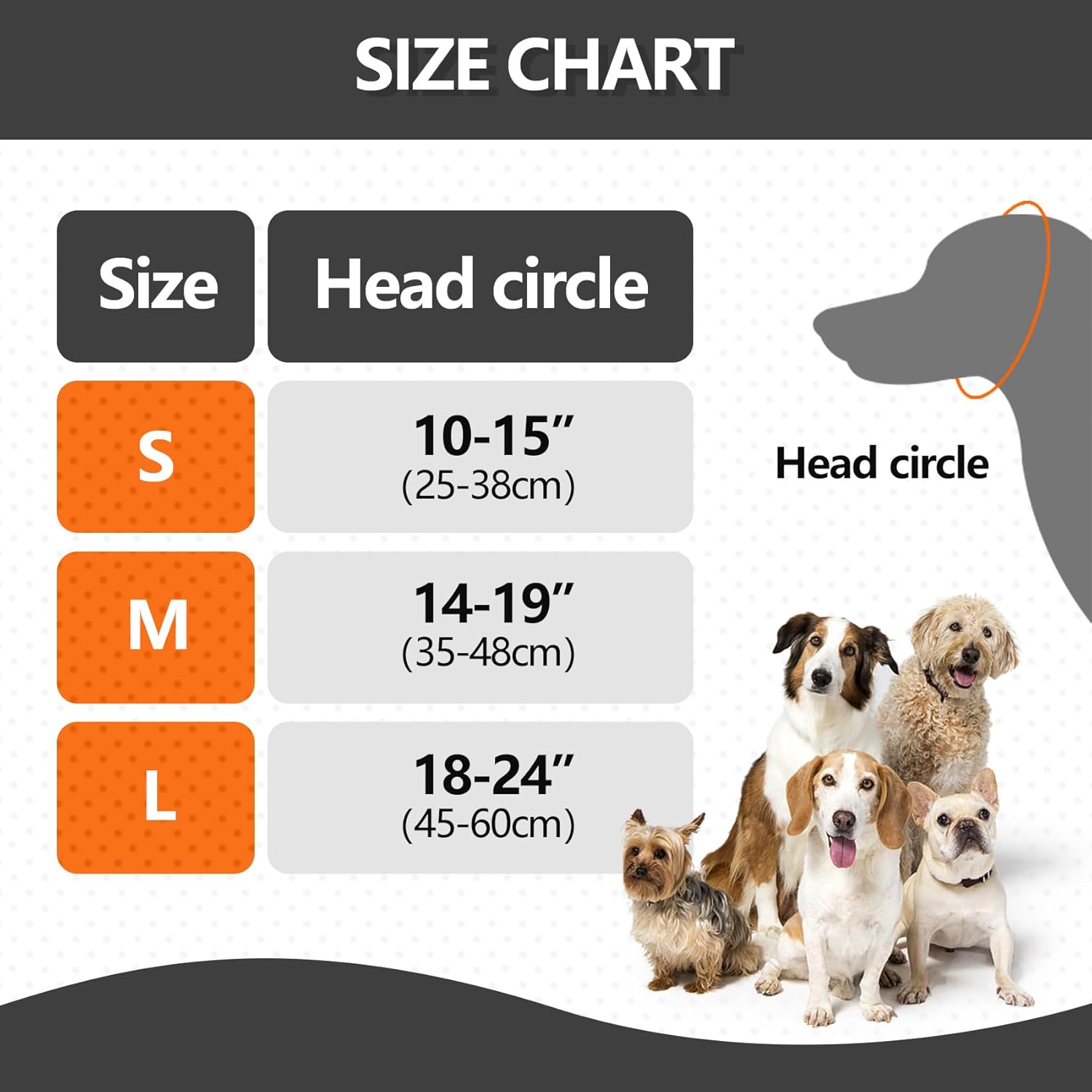 Lianzimau waterproof dog shower cap side view
