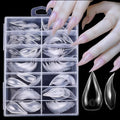 MissNailCo Riicfdd short cat claw nail tips front view packaging