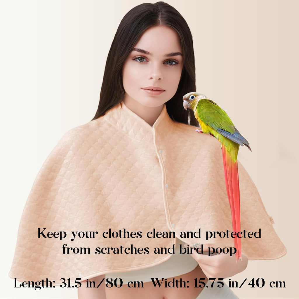 Packaged ZYPHOLIE parrot diaper and shoulder protector ready for use
