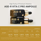 Medicube Age-R Vita C Pro Ampoule texture and swatch