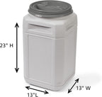 Mighty Tuff 13 gallon dog food container with twist lid