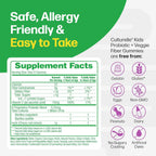 Culturelle Kids Probiotic Gummies 60 Count label details