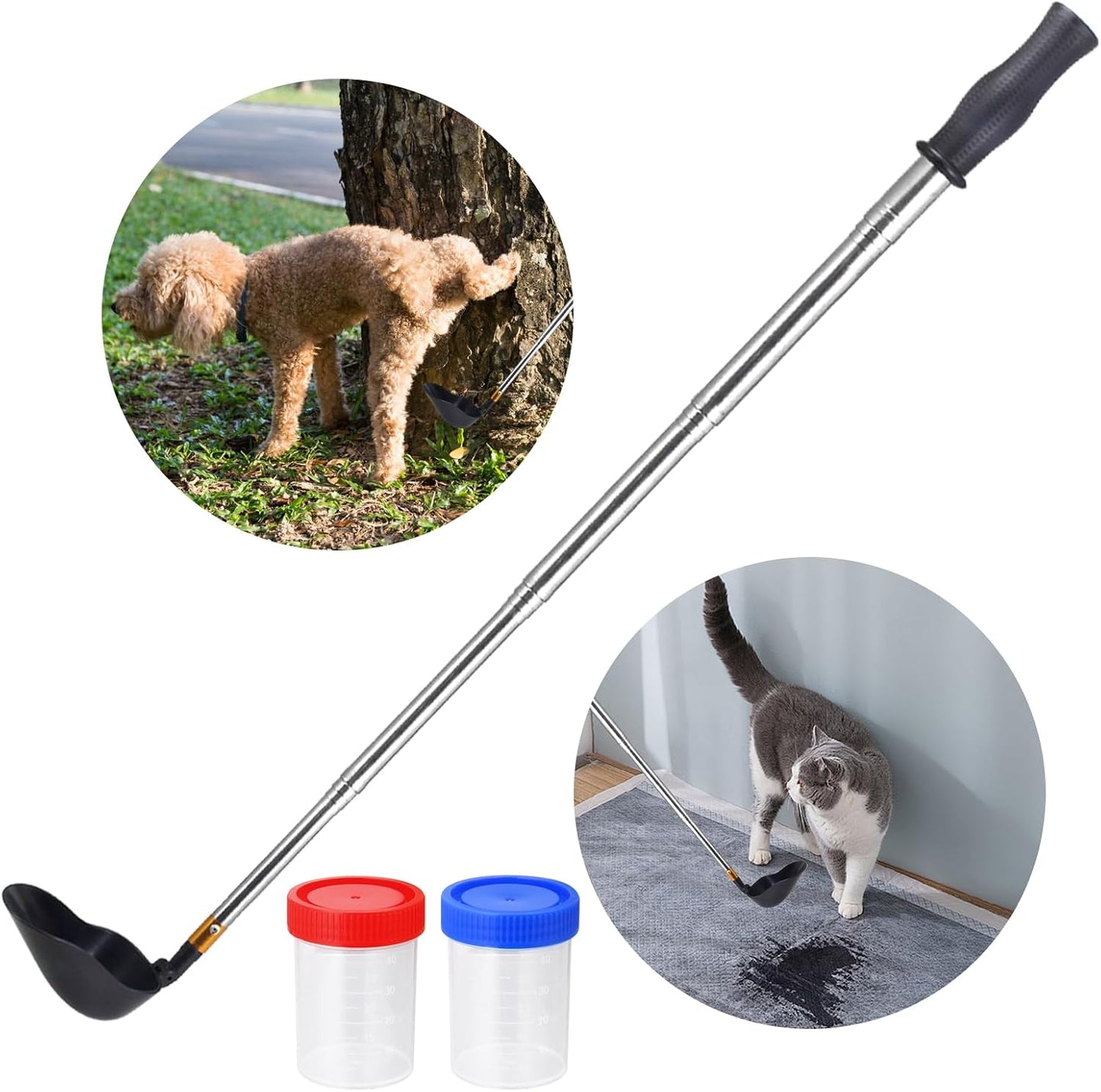 MingQiEven non invasive cat urine collector kit components
