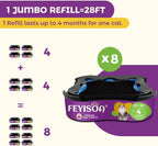 Kingly imported cat litter refill bags highlighting the long lasting thirty two month supply capacity.