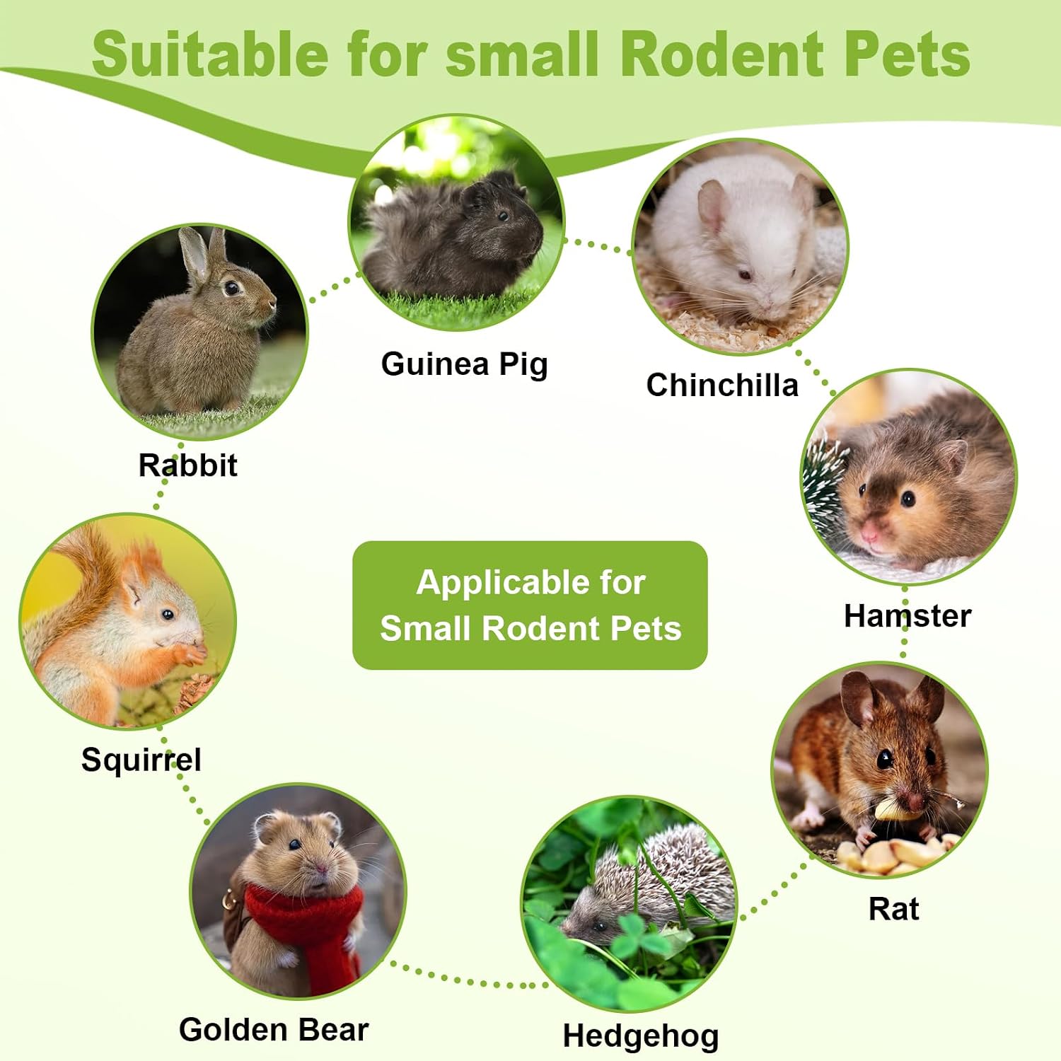 Imported USA rabbit treats showing authentic compressed grass design for foraging.