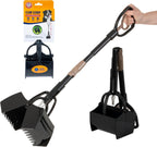 Arm & Hammer Dog Pooper Scooper Swivel Bin & Rake, Poop Scoop for Dogs, Black (2 Heavy Duty Scented Waste Bags Included) - Image 9