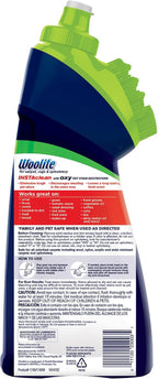 Bissell InstaClean bottle showing integrated scrub brush head
