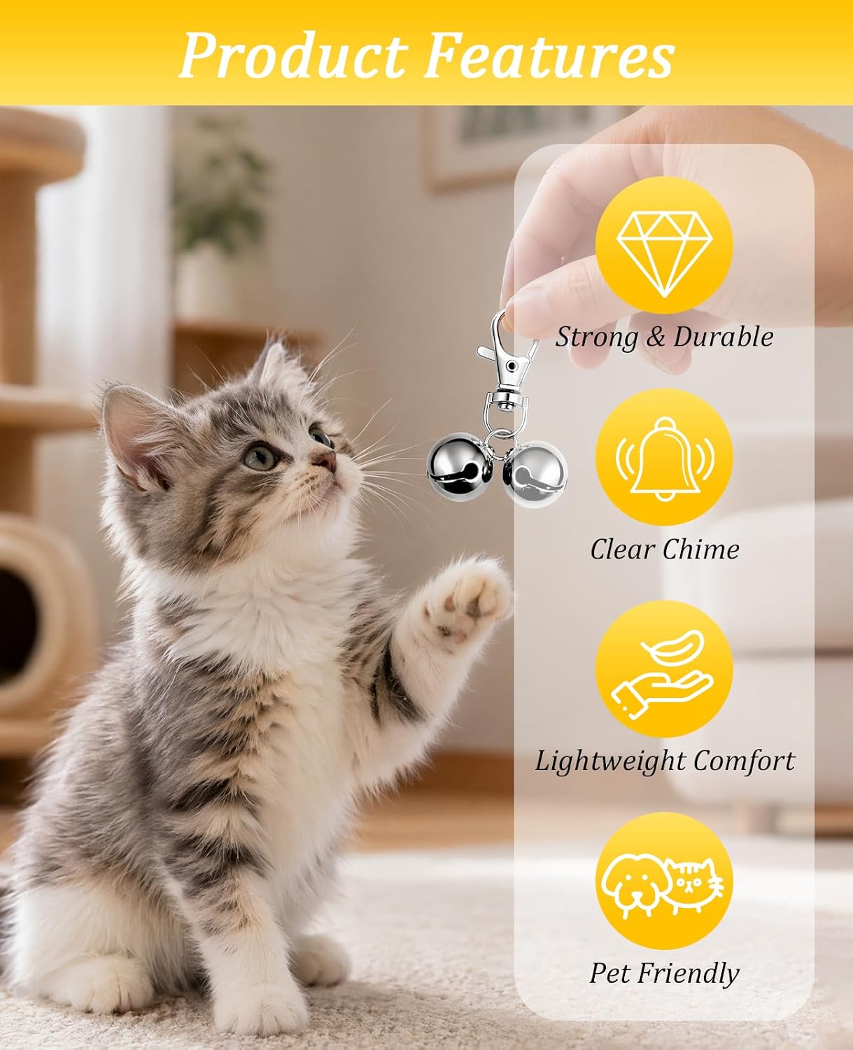 An assortment of multi colored puppy and kitty collar charms spread out evenly.