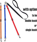Close-up of the soft padded handle on the MoSANY triple pet lead for comfortable grip.