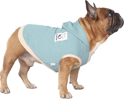 iChoue French Bulldog Frenchie Clothes Hoodies for Dogs Pug English Boston Terrier Bully Pitbull Corgi Sweatshirt Sweater Clothing - Grey/XLarge - Image 12