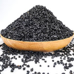 Toypopor black lava pebble vase filler front view decorative crushed stones