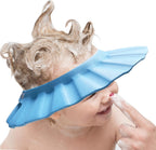 Komidk soft adjustable baby shower cap front view
