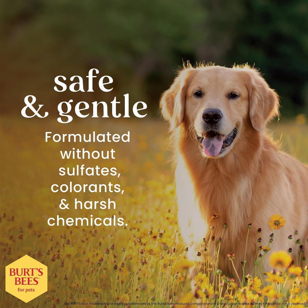 Burts Bees apple and rosemary dog spray label details