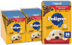 Pedigree Puppy Food Morsels in Sauce, Wet Dog Food Pouches, Chicken Flavor, 3.5 oz. Pouches, 16 Count - Image 13